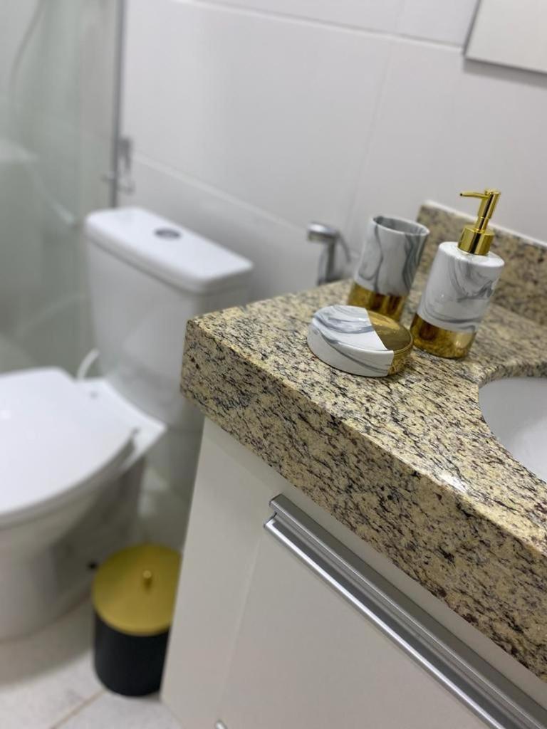 Apto Luxo Completo 3 Quartos Em Guriri 300 Mts Da Praia Wi-Fi Gratis Sao Mateus Bagian luar foto